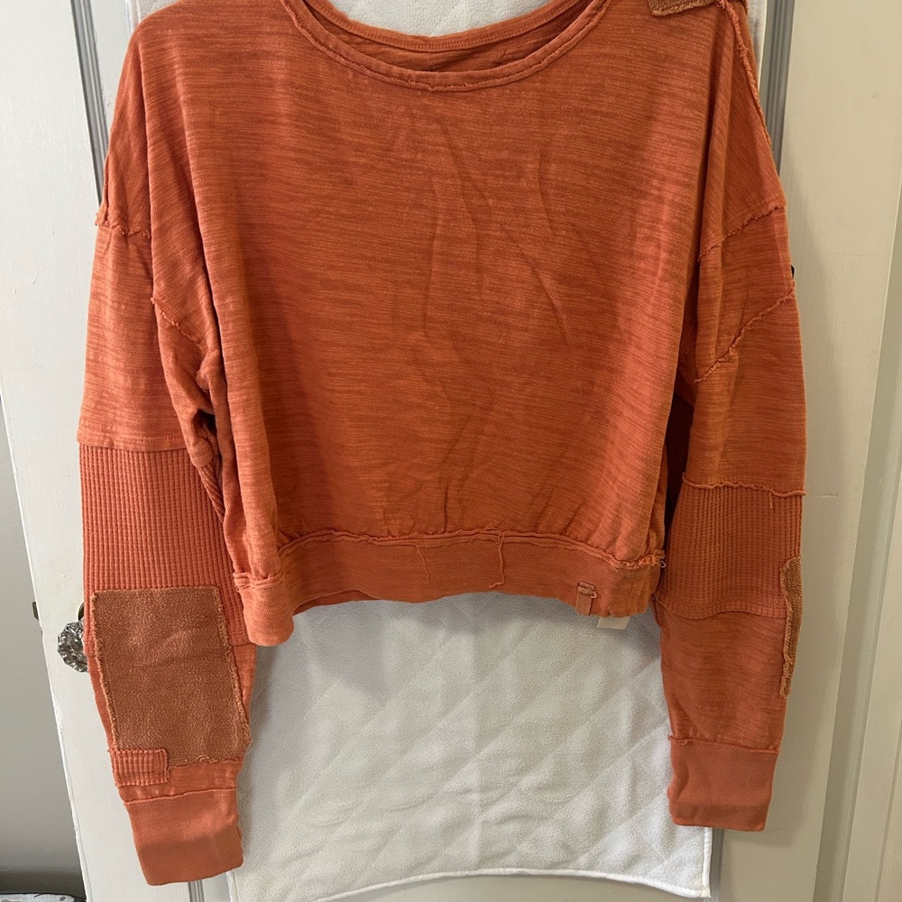 Free People Burnt Orange Top